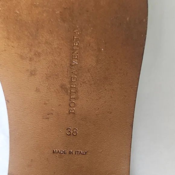 Bottega Veneta Blue Braided Leather Sandals - Picture 5 of 7